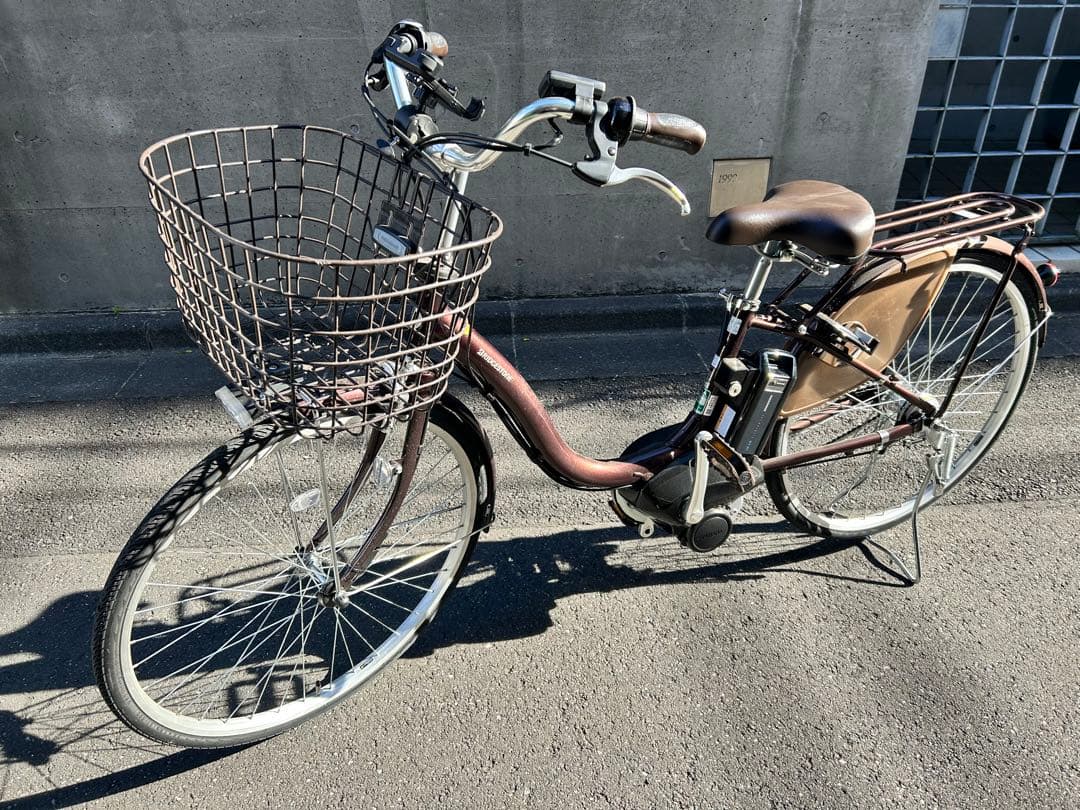 【電動自転車】サビなし・充電器・ケータイホルダー付き