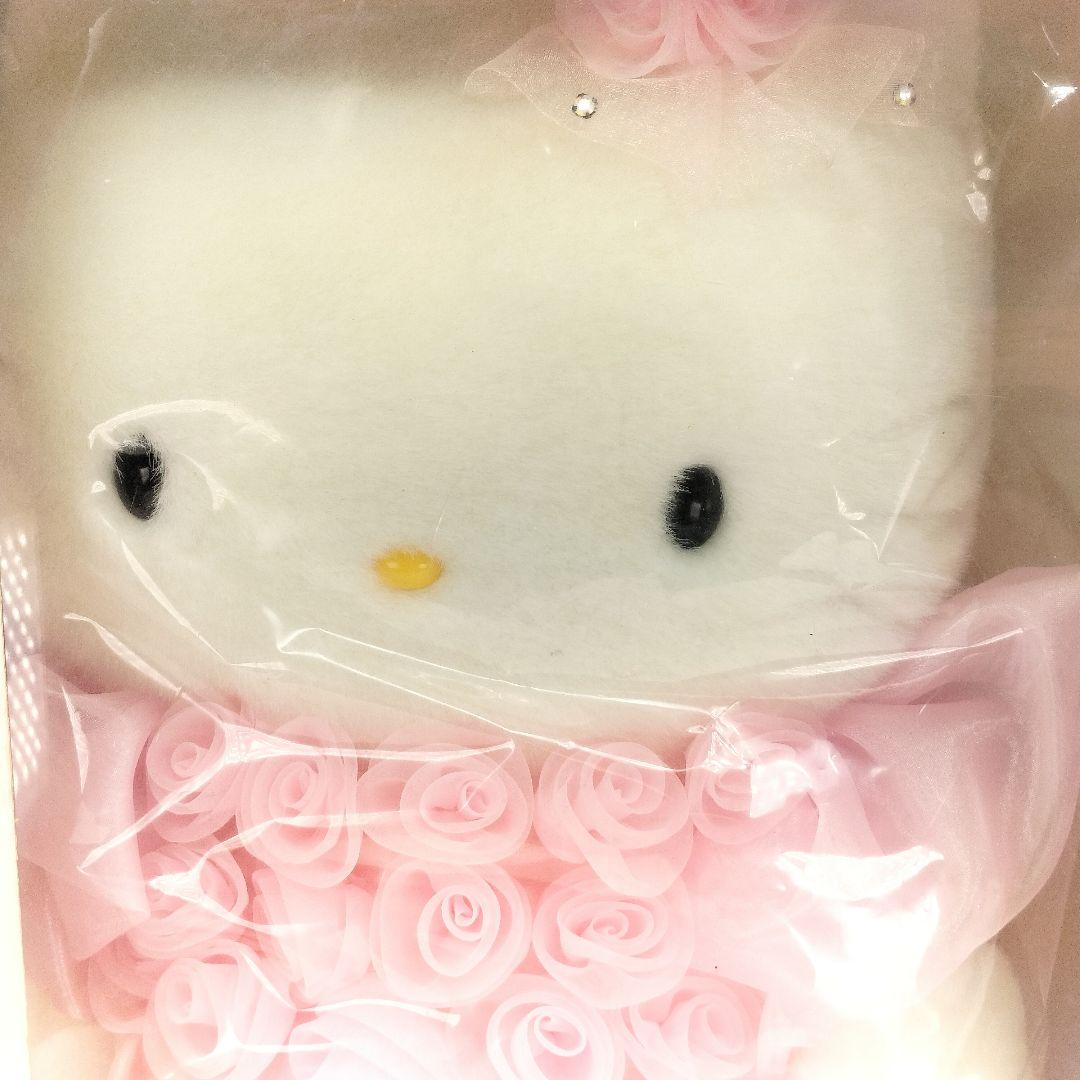 レア ハローキティウエディングドール 特大 ぬいぐるみ ウェルカムドール