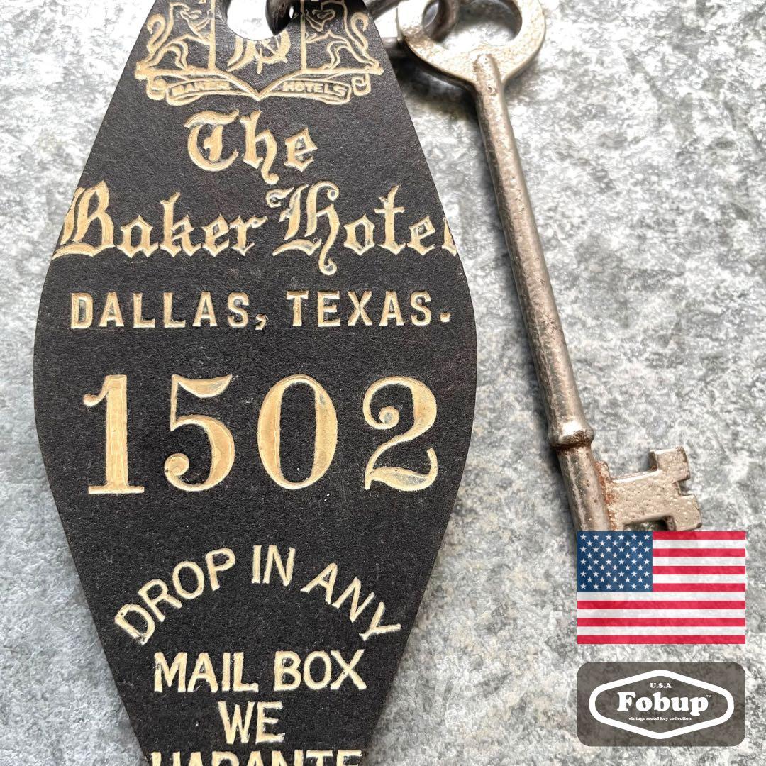 アメリカ製USA テキサス ヴィンテージ モーテル ホテル キー No1502