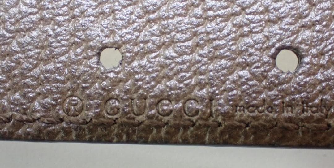 M*g様 Gucciグッチ GGスプリーム　中・大型犬用首輪　キャンバス×革 ブ