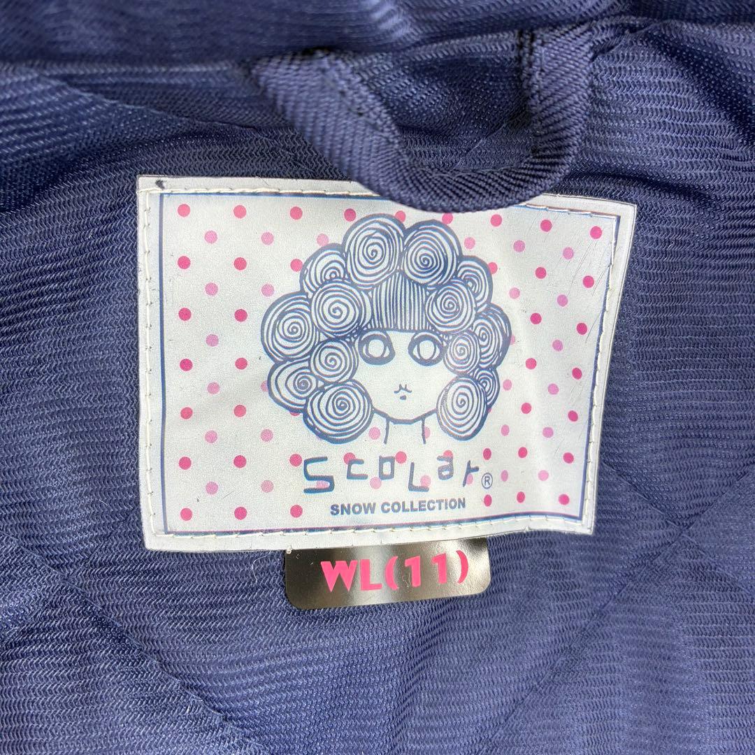美品　ScoLarスキー・スノーボードウェア　ネイビー×ブラウン