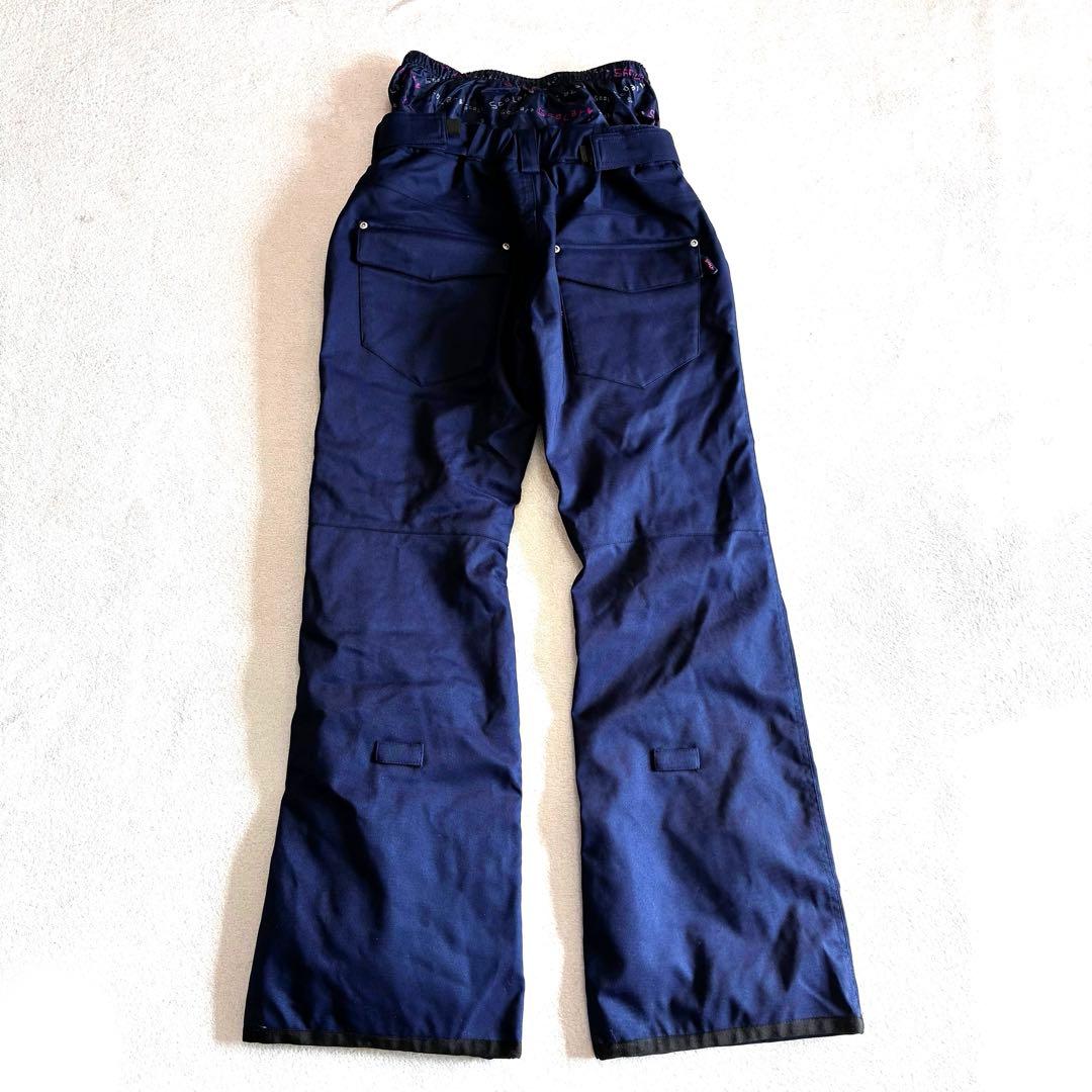 美品　ScoLarスキー・スノーボードウェア　ネイビー×ブラウン