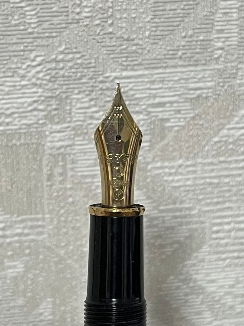 14K #3776 PLATINUM センチュリー 万年筆 極細