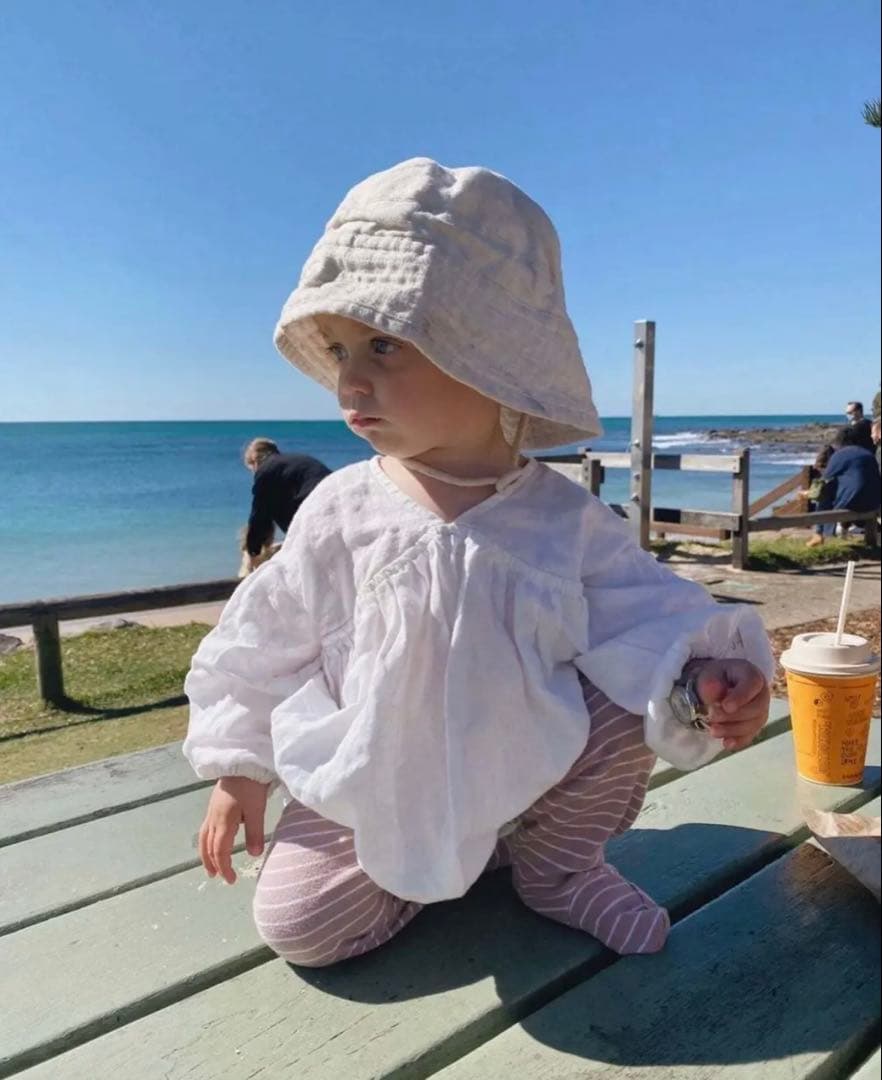 marlow and mae ジアロンパース ホワイト 1y