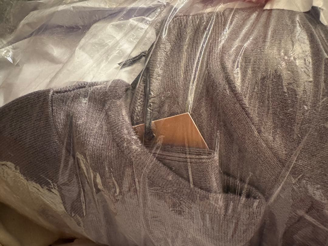 本日限定値下　eimy istoire ボリュームチュールフリルニットワンピース