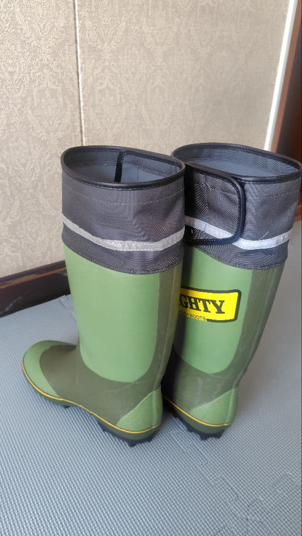 大同 マイティーブーツ MIGHTY スパイク付き安全靴 緑色 24センチ