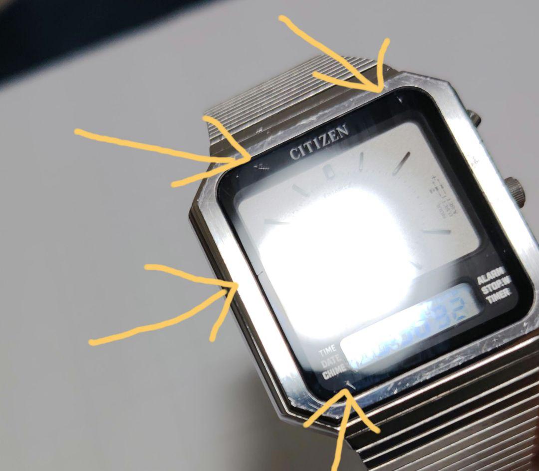 CITIZEN　デジアナ　4-099486 　稼働品