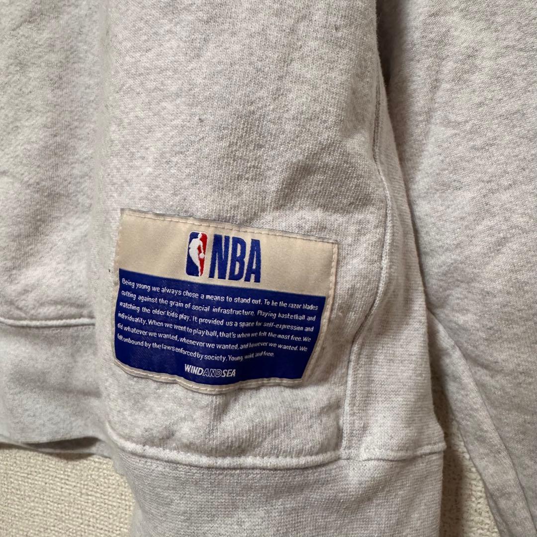 NBA × Wind And Sea ニューヨーク・ニックス スウェットLサイズ