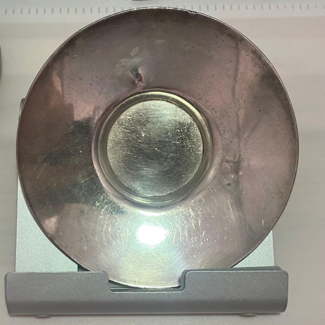 銀製？ 尚美堂 茶托 4枚 計268g