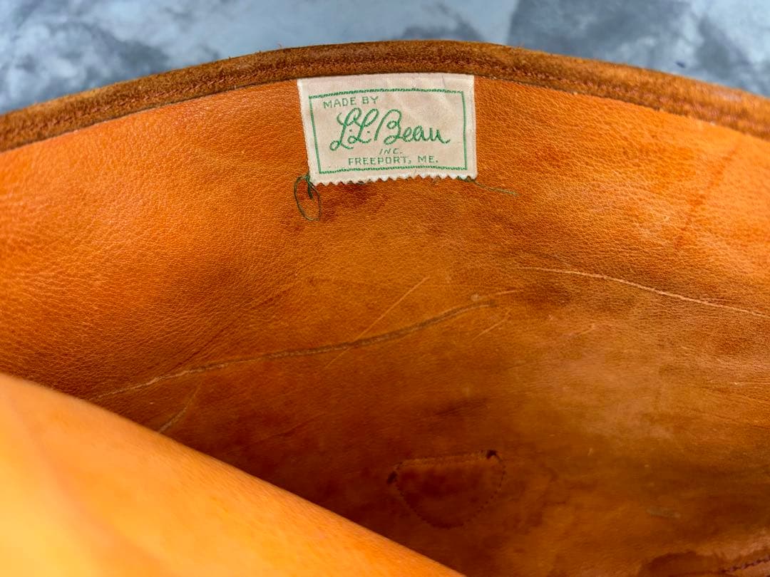 60〜70s L.L.Bean Musette Bag スエード　ショルダー