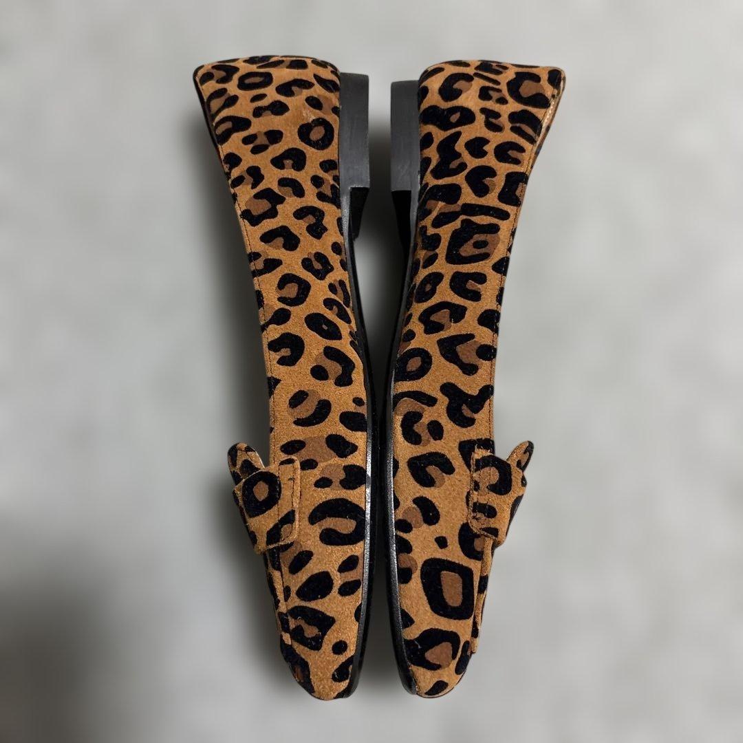 極美品　STATUS ステイタス　スクエアトウ フラットシューズ　パンプス