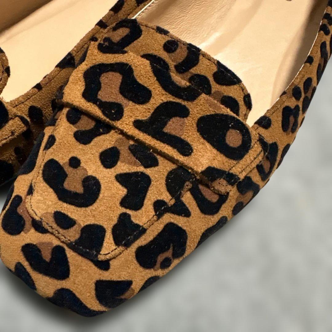 極美品　STATUS ステイタス　スクエアトウ フラットシューズ　パンプス