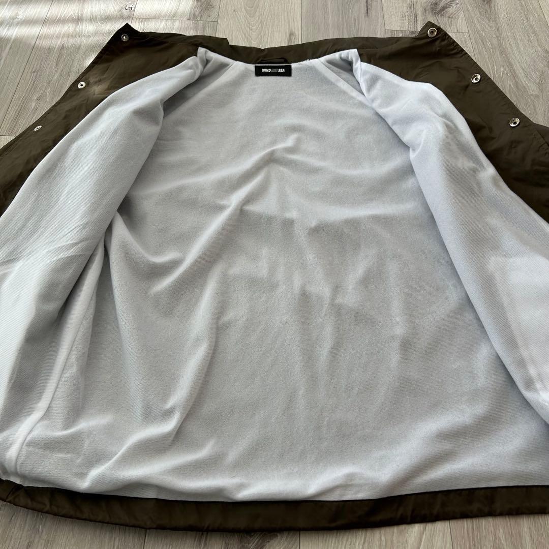 WIND AND SEA コーチジャケット ナイロンジャケット ブラウン L