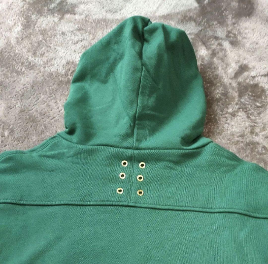 Russeluno ラッセルノ パーカー ロゴ刺繍　5サイズ　秋冬　ゴルフ　緑