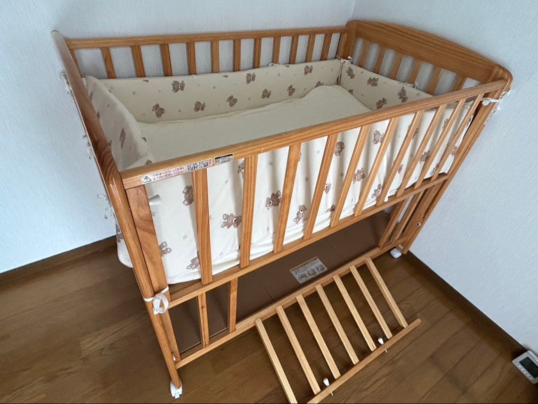 【直接引き取り福岡市】KATOJI ベビーベッド ハイタイプ 標準サイズ
