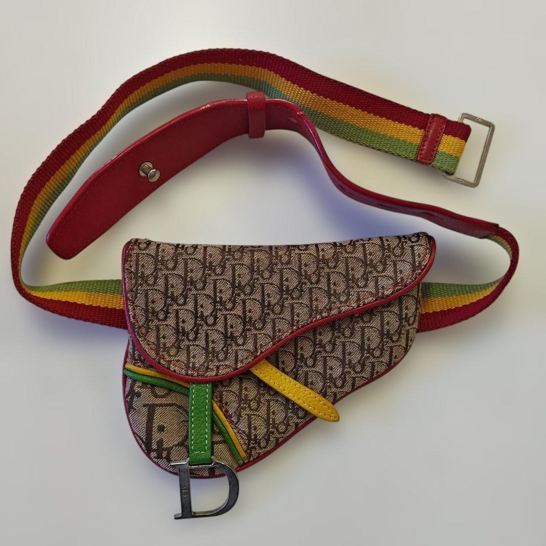 ChristianDior/クリスチャンディオール　ウエストポーチ　サドルバッグ