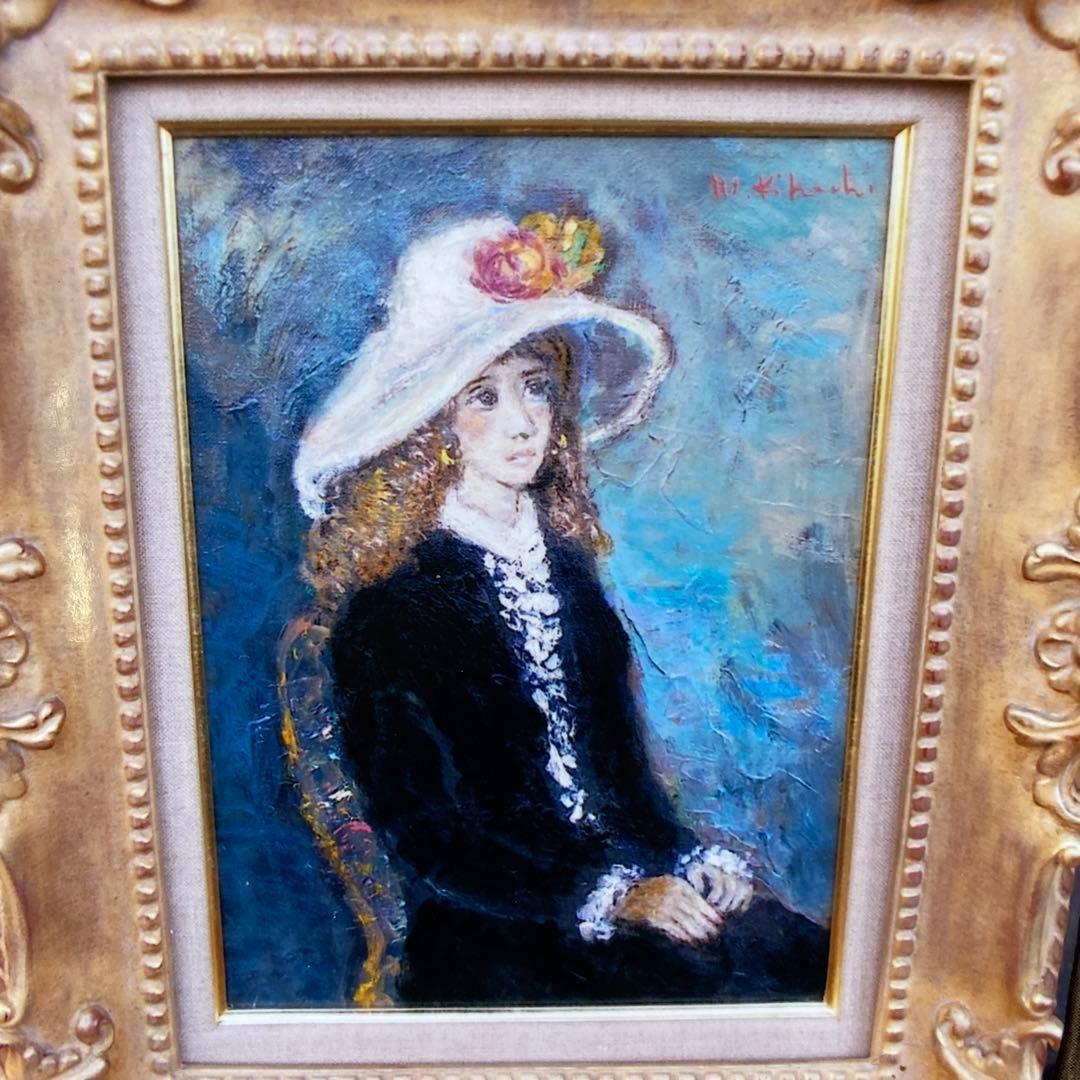 絵画　油絵　油彩画　優美　華麗　美品　アート