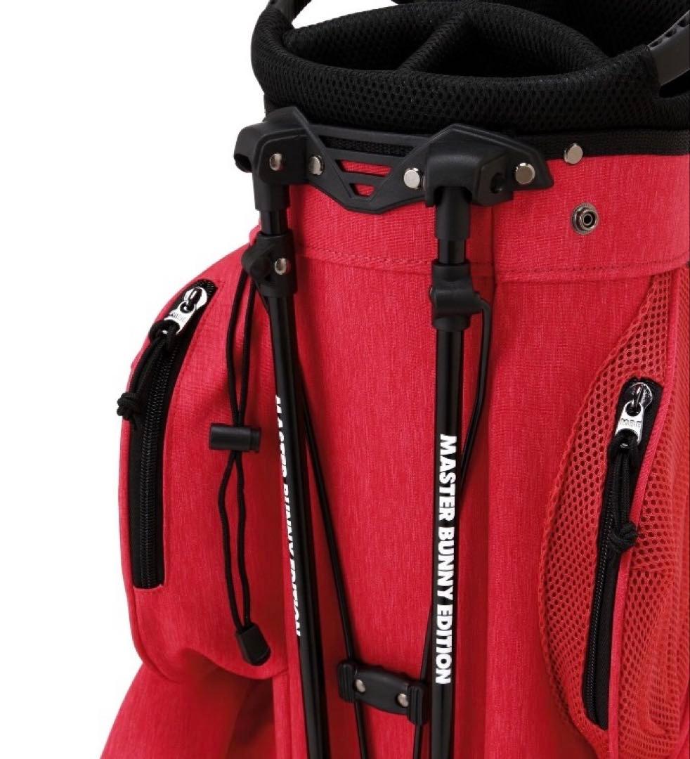 新品 パーリーゲイツ マスターバニー 杢調Peスタンド式キャディバッグ