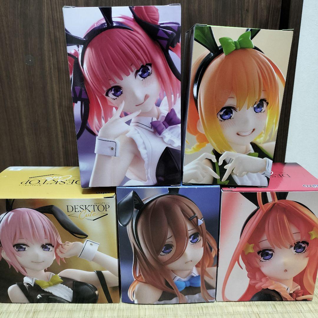 五等分の花嫁 フィギュア9種アクスタ1種クリアファイル3種セット