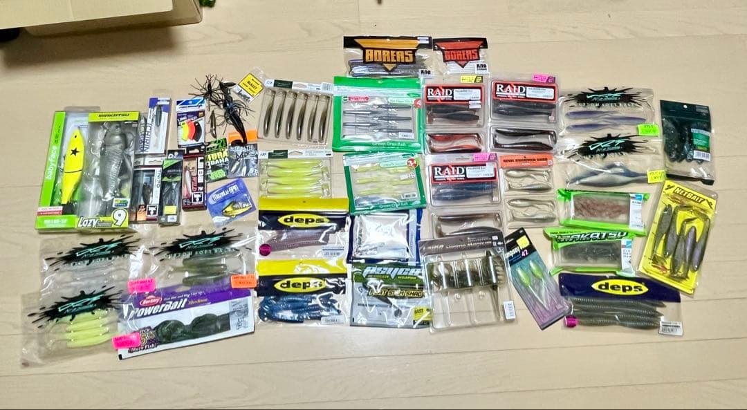 バス釣り引退セット　ジャッカル デプス drt イマカツ　など