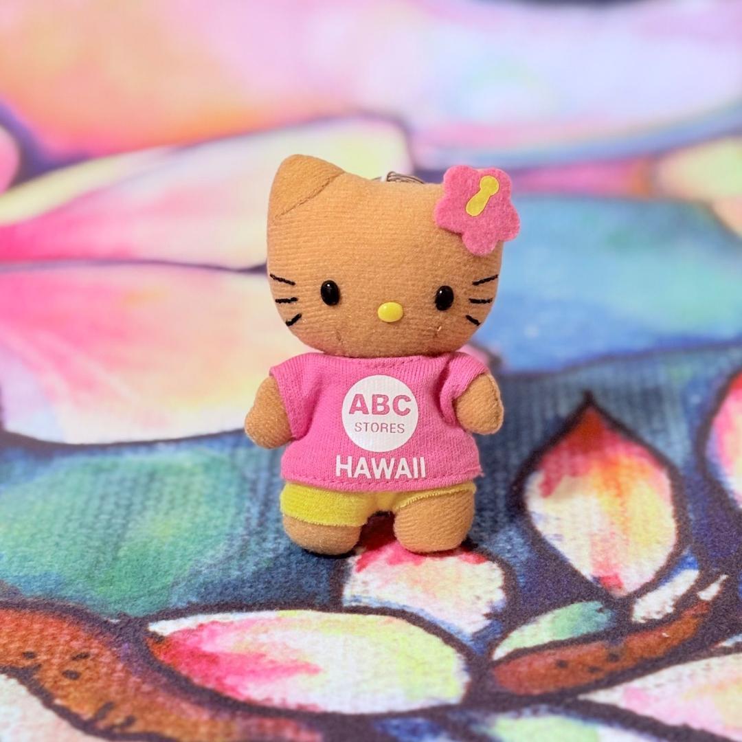 ハローキティ キーホルダー ぬいぐるみ ハワイABC STORES HAWAII