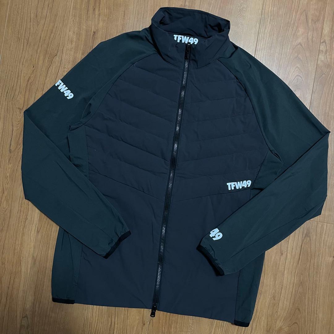 定価5.3万　TFW49 ダウンブルゾン　ブラック　L ゴルフ