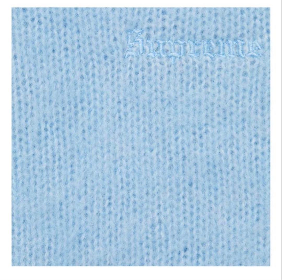 supreme Brushed Mohair Sweater ライトブルーL