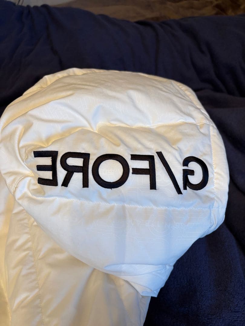 G/FORE ホワイト ダウンジャケット フード付き