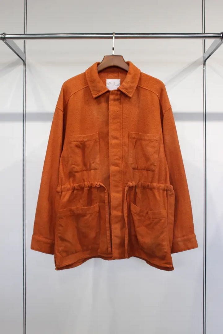 トップス ANCELLM PILLING SHIRT JACKET TERRACOTTA