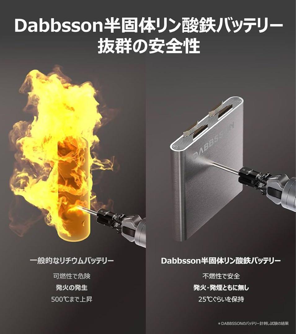 新品 Dabbsson DBS1300 ポータブル電源 ポータブルバッテリー