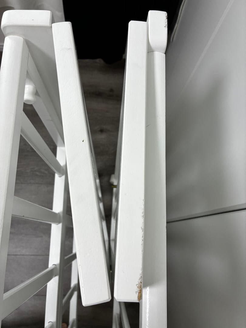 美品カトージ　ベビーベッド　ホワイト　品番02700 マット、ふとん付き