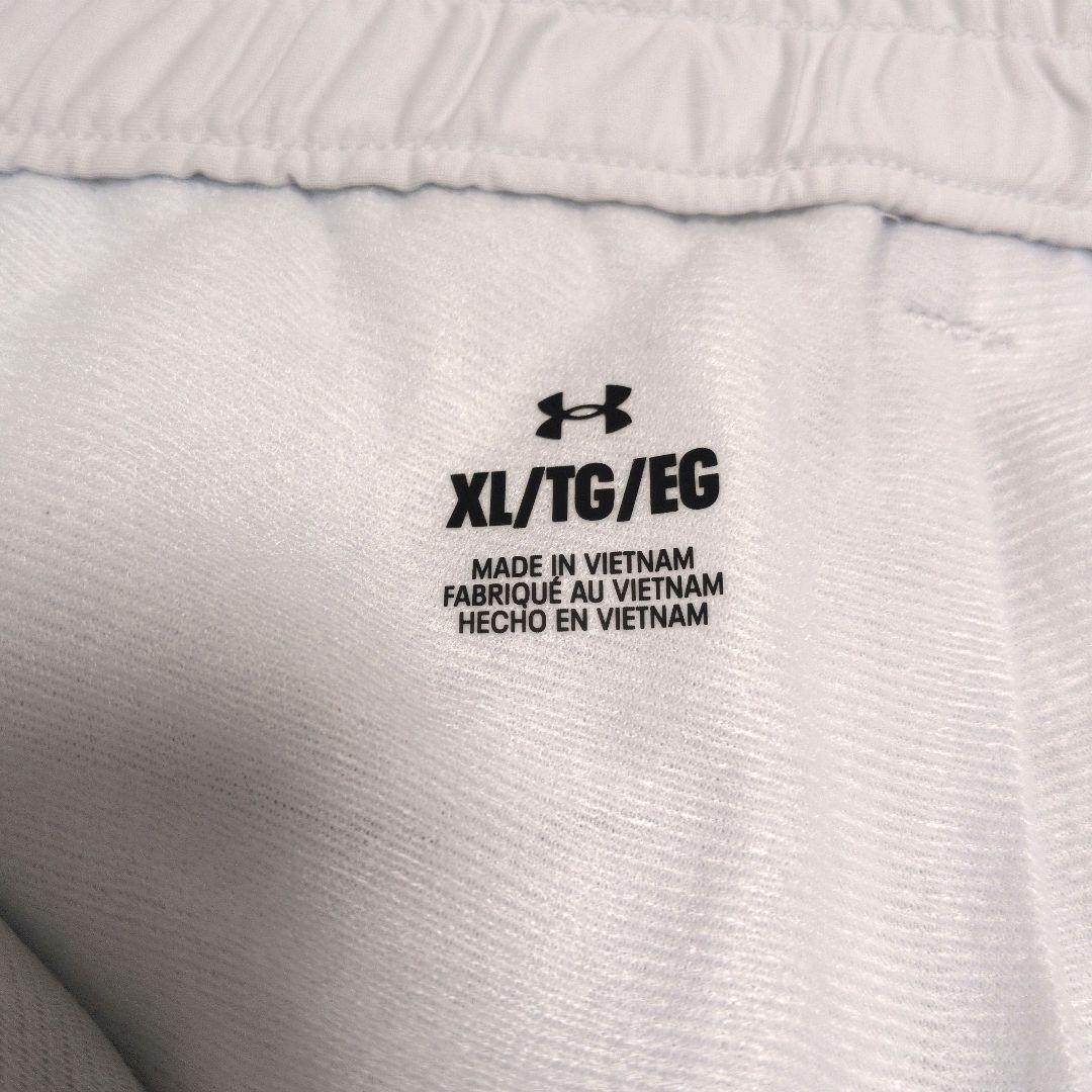 美品♡アンダーアーマー キルティング パンツ XL 中綿 グレー 防寒 ゴルフ
