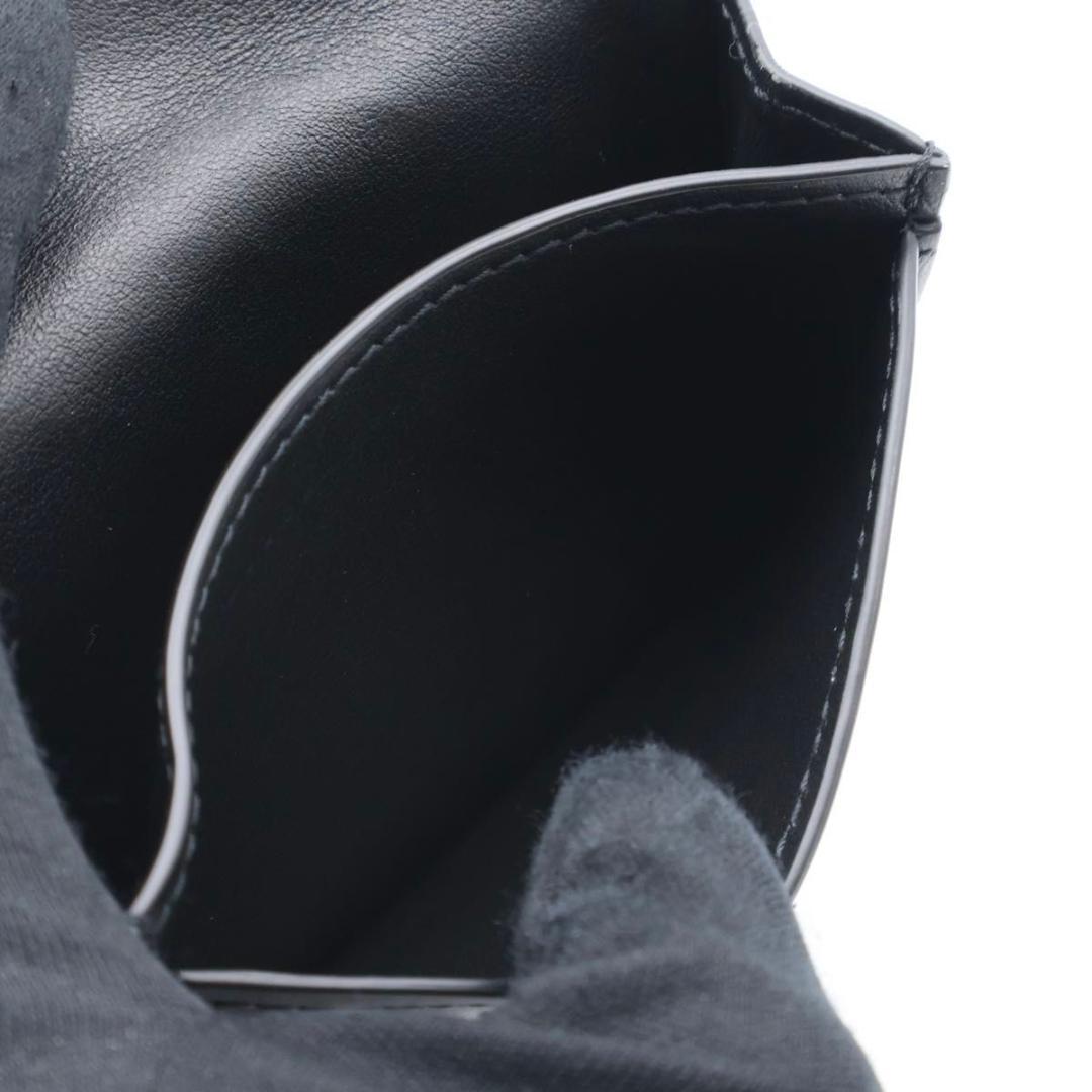 【極美品】BOTTEGA VENETA 名刺入れ　イントレチャート　黒