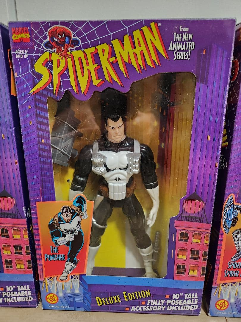 未使用　スパイダーマン デラックスエディション フィギュア 3体　トイビズ