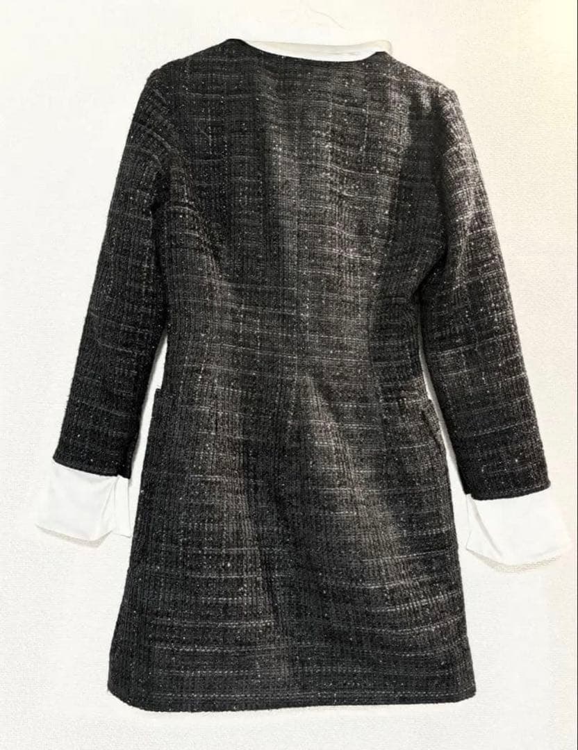 Darich クラシカルボウタイツイードミニワンピース FLサイズ