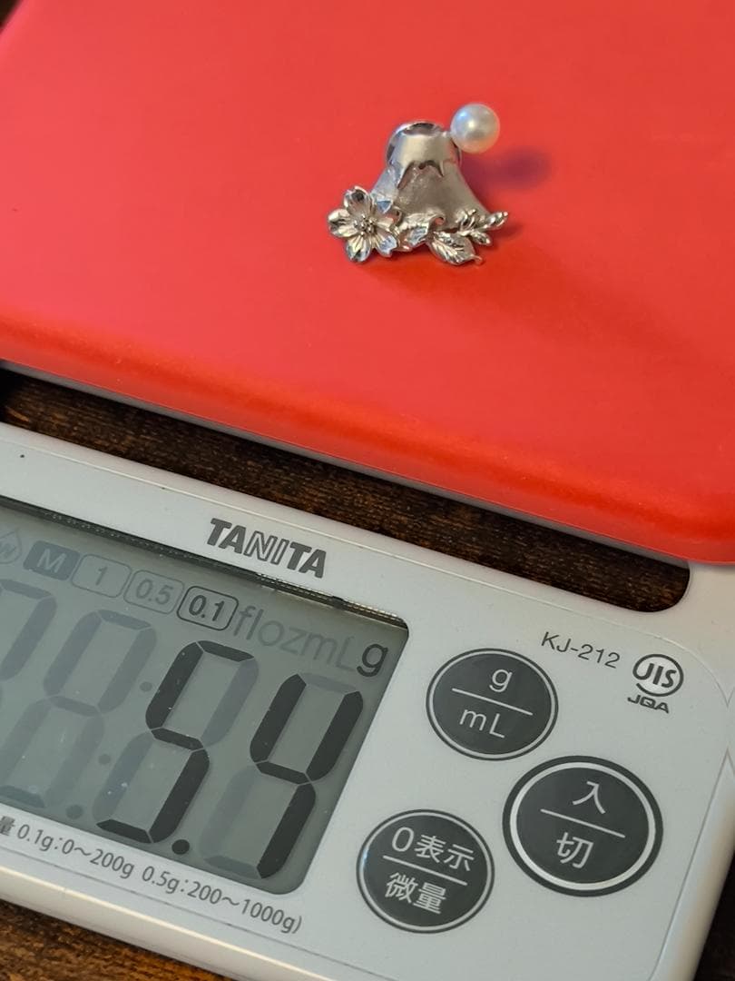 富士山 ブローチ ラペルピン 富士桜 ピンズ ピンバッチ シルバー silver