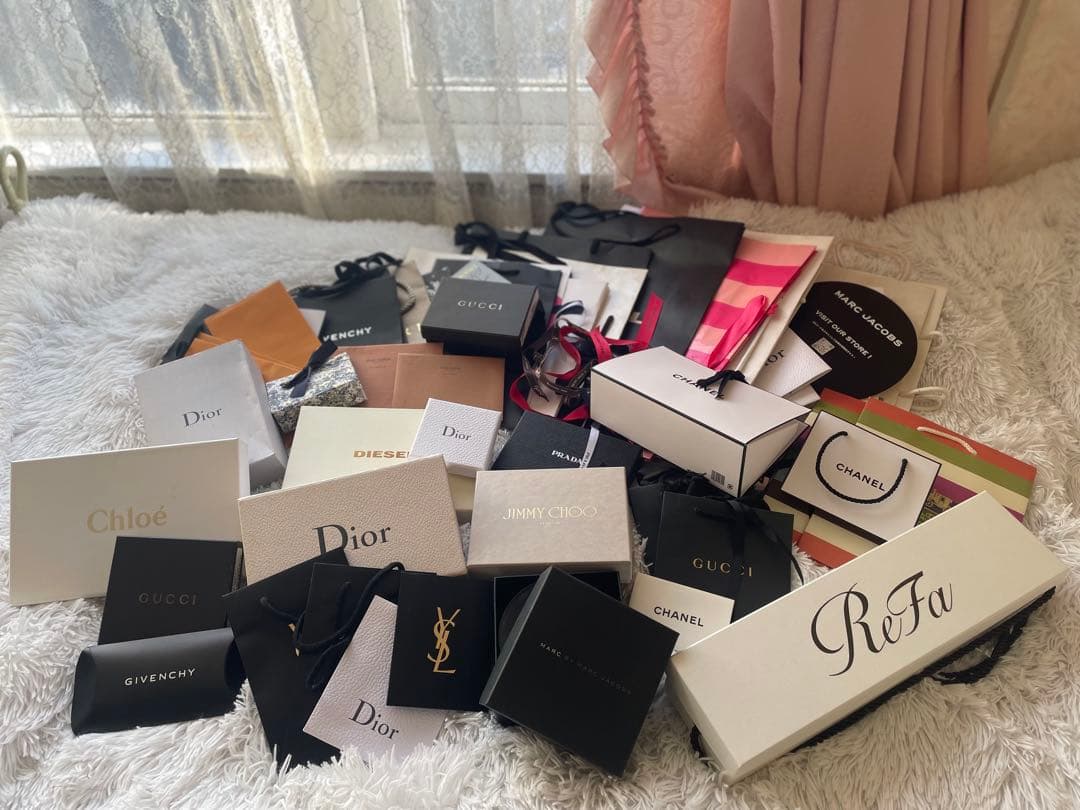 まとめ売り！ブランドショップ袋・ギフトボックスセット