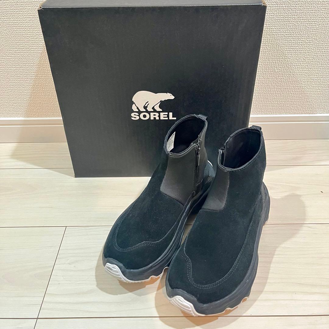 美品 SOREL ソレル ブラック レインシューズ スノーブーツ スニーカー