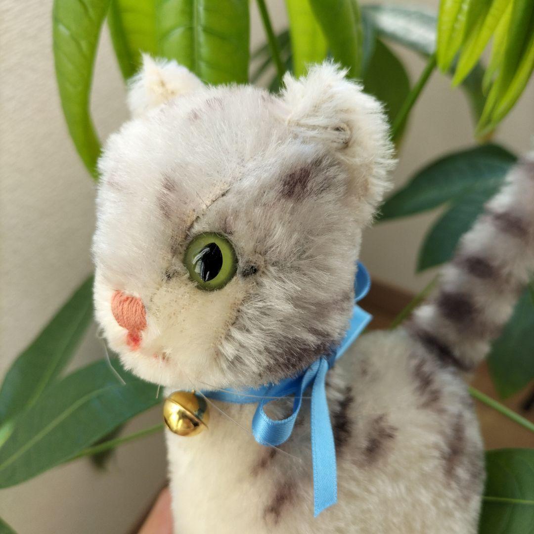 ビンテージ　シュタイフ　Lizzy　キャット　猫
