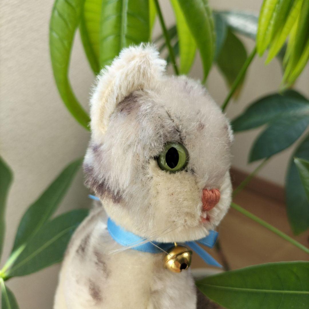 ビンテージ　シュタイフ　Lizzy　キャット　猫