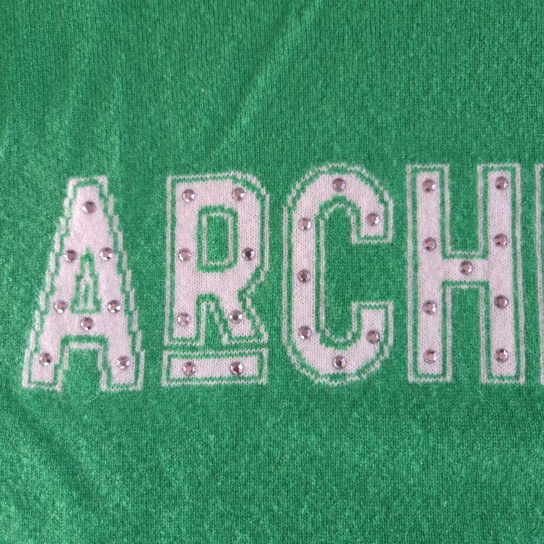 ARCHIVIO グリーン カシミヤ セーター サイズ48