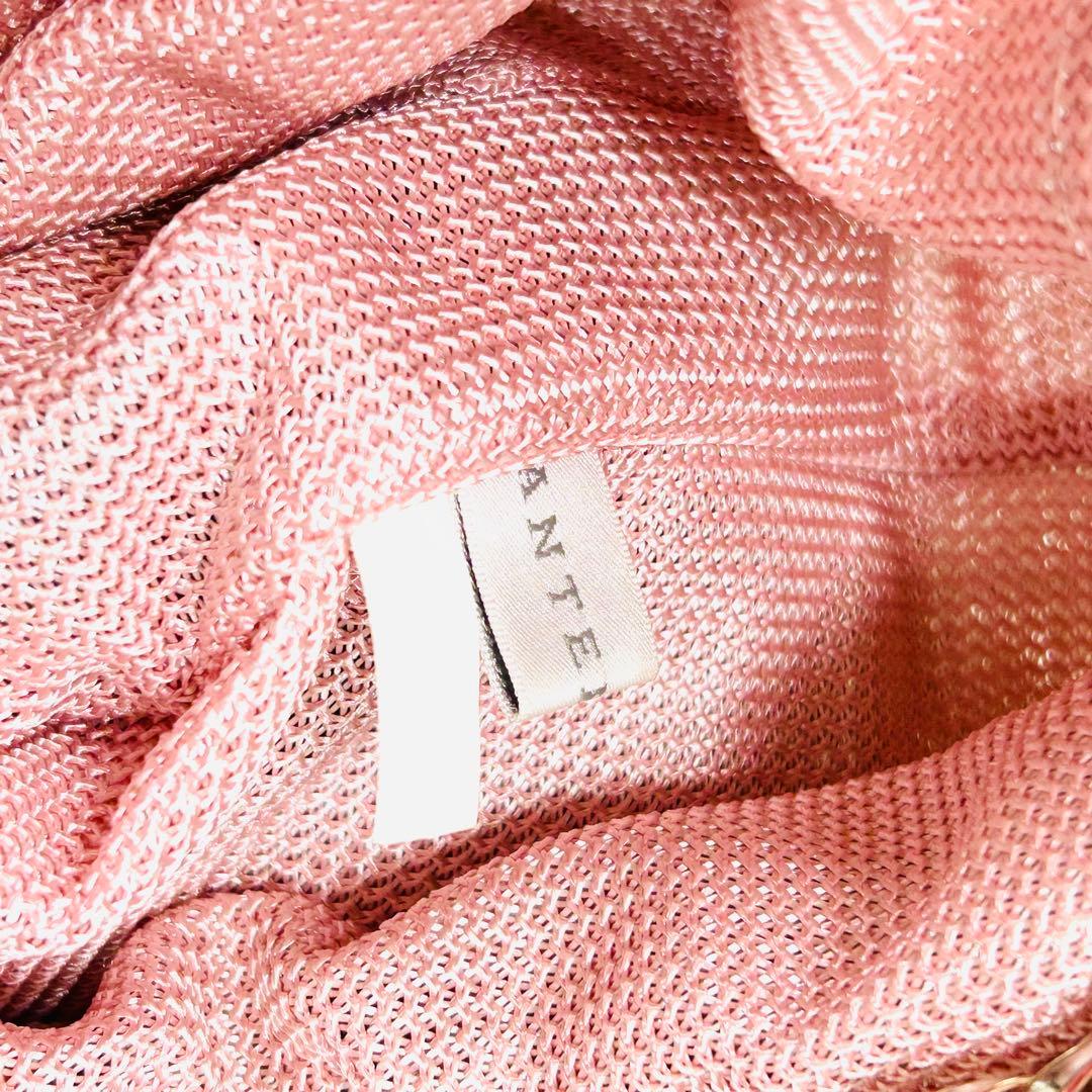 ANTEPRIMA ワイヤーグリッター　ハンドバッグ　裏地付　ピンク