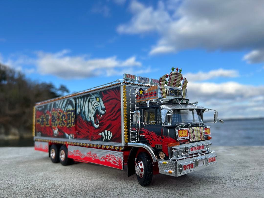 トラック野郎一番星北へ帰るデコトラプラモデル