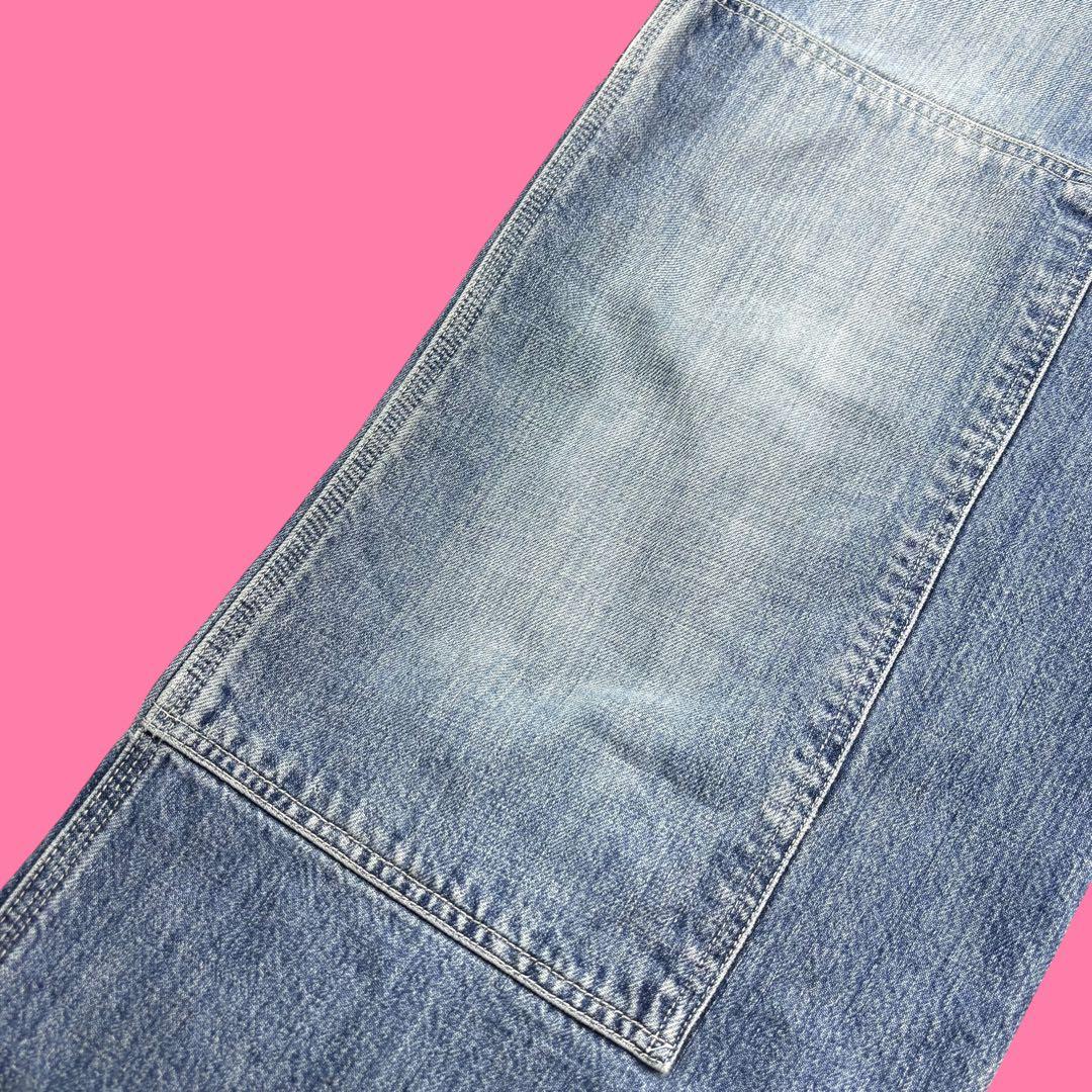 90s Polo Jeans Co Workwear デニムオーバーオール XL