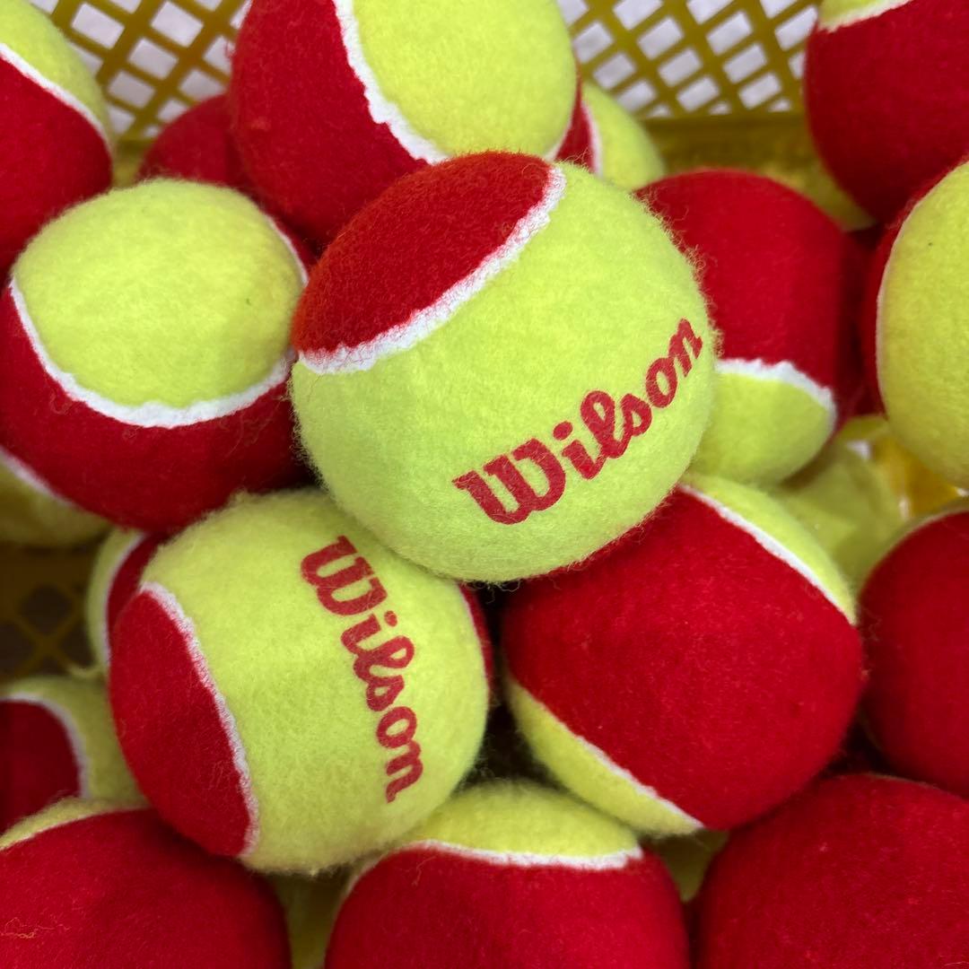 るる！Wilson 中古ジュニアテニスボール 赤/黄 200個