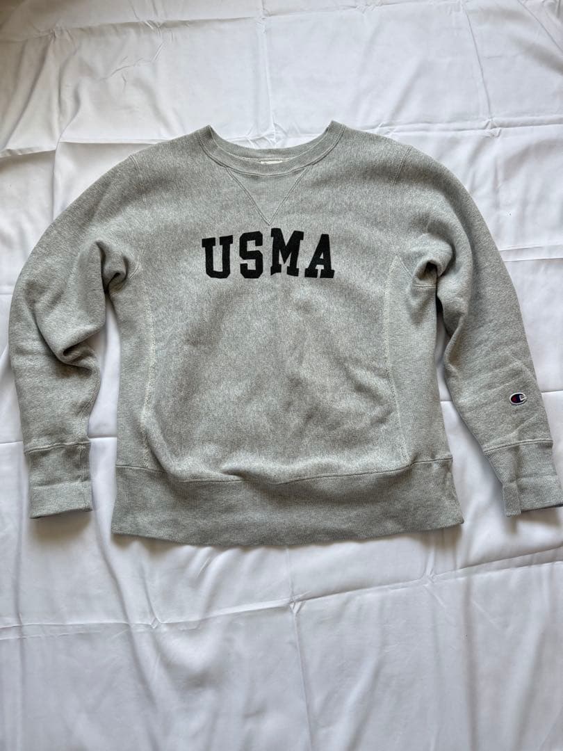 【美品】 champion リバースウィーブ スウェットM USMA