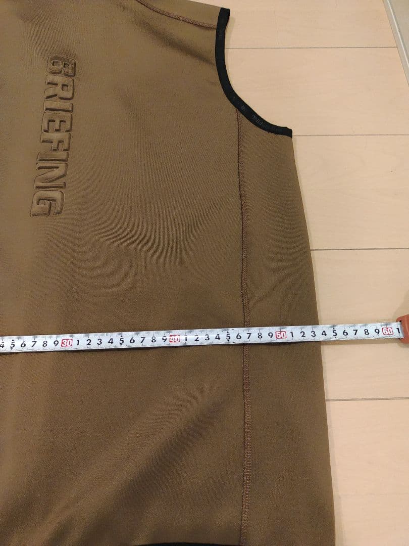 BRIEFING GOLF ブリーフィング　ジップベスト 3Dロゴ 極美品