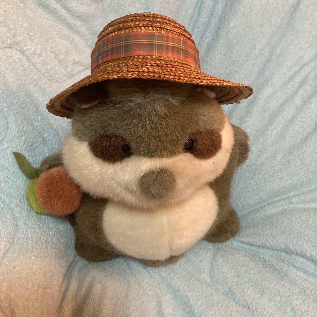 昭和レトロ　ナカジマ　たぬき　ぬいぐるみ　Heart＆Heart 中古品