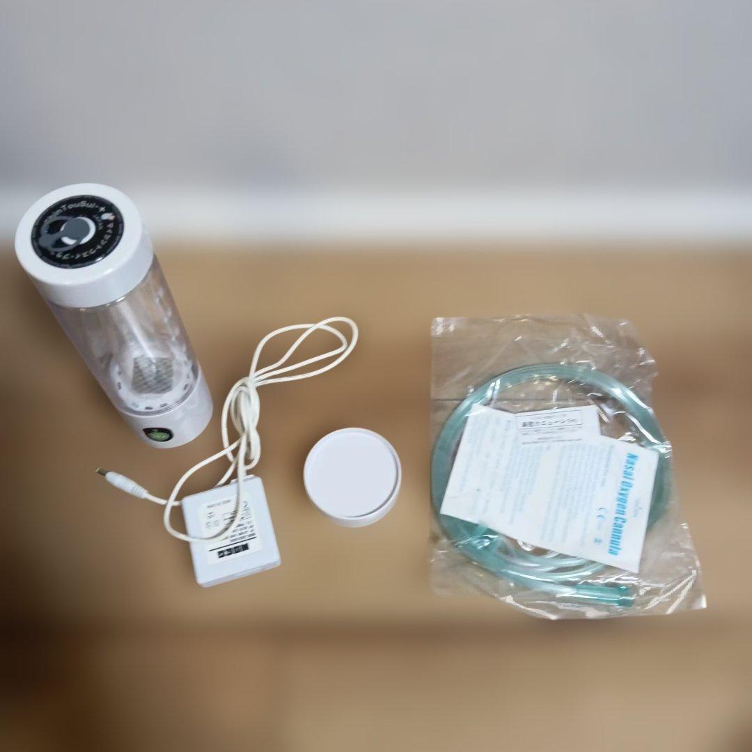 水素水生成器 水素吸入器　充電器付きMyShinTouSui-プラス