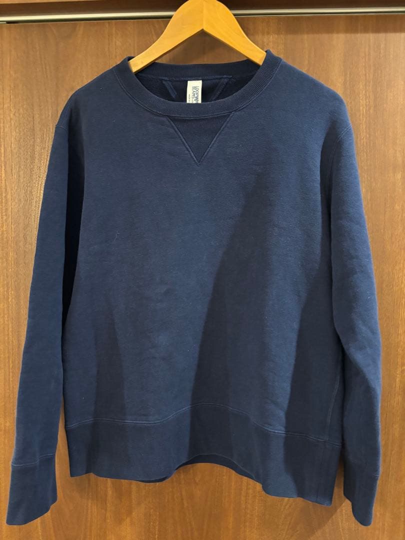 ループウィラー　ビームスプラス　スエット　コラボ　beams ネイビー